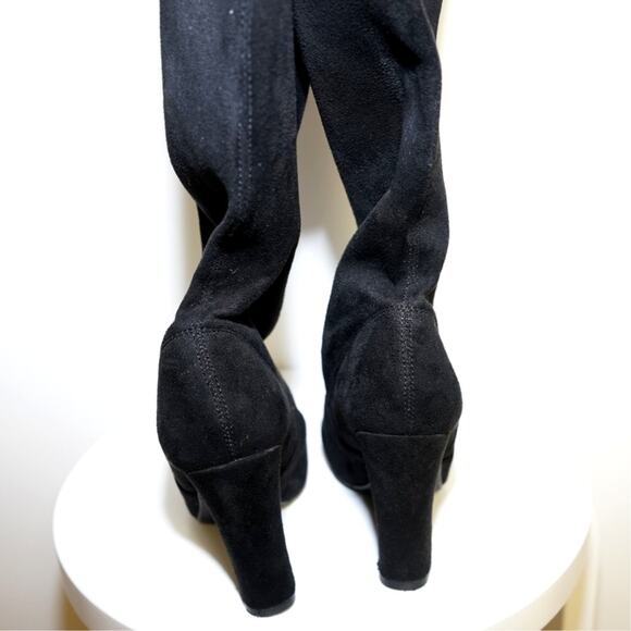 Steve Madden - Gorgeous Over The Knee Boots in Black Suede / Size - Picture 3 of 10